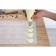 Silicone rug reinforced "Macaron. Ushki", 42 × 29.5 cm