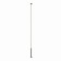 Floor-flower lamp Mantra Vertical, LED, 2400LM, 3000K, 2650 mm, black color