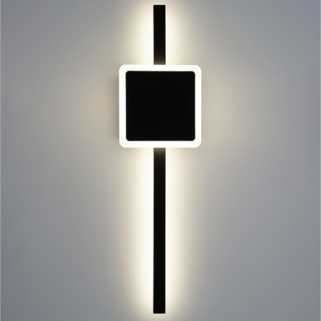 Sconces Citilux "Steg" CL203401, 12.5x46.5 cm, 1x13W, LED, Black Color Black-2