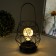 Nightlight "lantern" LED from AAA batteries black 14x14x27 cm Risalux