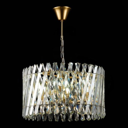 Suspension lamp ST LUCE. SL1170.303.06. Fabio. 6x40 watts, E14, 50x50x29 cm, brass color-6