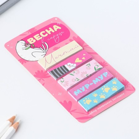 Stickers-stickers, on the substrate "Spring in the heart", 5 pcs, 30 l/pcs-1