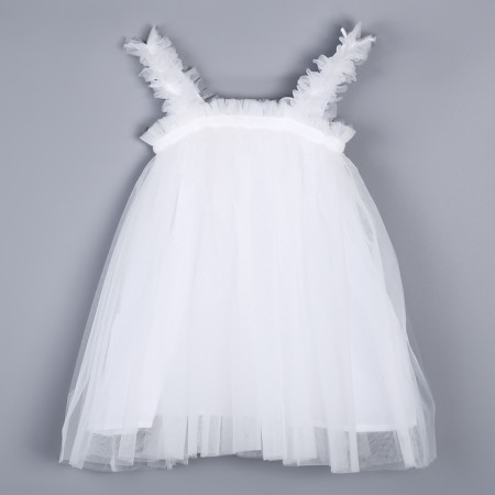Carnival set "Cute Angel", height 98-104 cm, dress, wings, hairpins-1