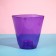 Pot for orchids, 2.5 l, 16.4 × 18.5 cm, plastic, transparent purple