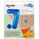 Foil ball 40 "Number 7", blue color, Slim