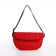 Youth bag with zipper, red color