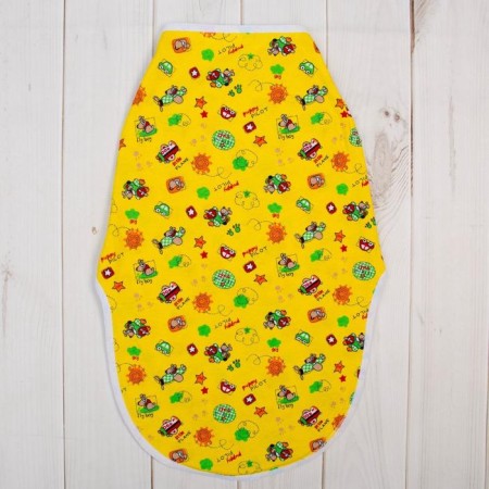 Velcro diaper, height is 50-62 cm, culinary, yellow color, print mix-8