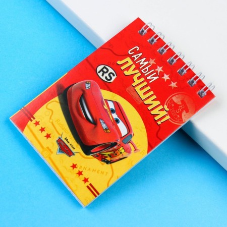 Notepad on the crest, "Cars", Disney, 32 sheets, A7-1