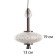 Lamp "Aladard" LED 10W 3000-6000K black chrome 13.5x13.5x21.5-121 cm