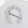 Decor for creativity Metal "Snowstock with a key" silver 6.2x5.1 cm