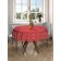 The tablecloth on the table “canvas from snowflakes”, round, Saten, d = 150 cm