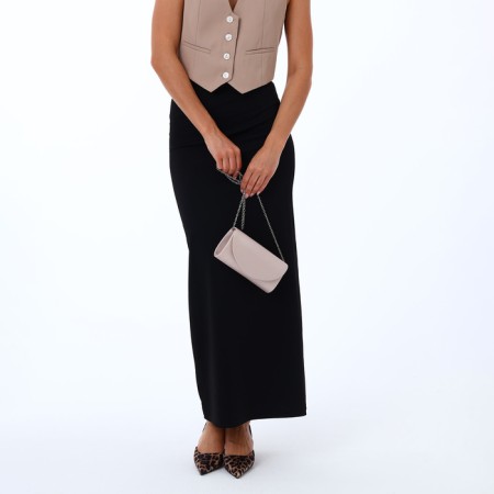 Magneta bag bag, long chain, powder color-7