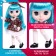 Ashpen "Amelia" doll, 28 cm, dress in a cell