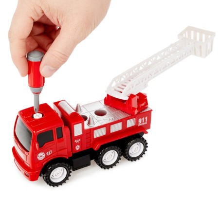 The designer of the screw "Fire machine", 20 parts, with a screwdriver and nozzles-4