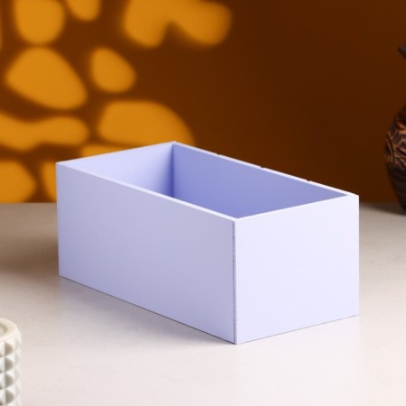 Wooden Kashpo "Hellas Big, Pack", 25 × 12.5 × 10 cm lavender-1