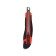Chancellery knife, 9 mm blade, plastic housing, with a rubber holder, with metal., Director, fixator