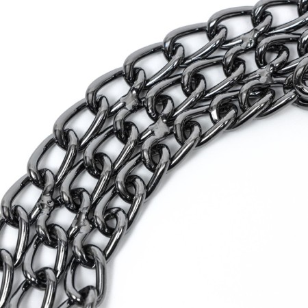Collar - three -core half -knitwear, 50 cm, wire thickness 2.5 mm, black-4