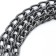 Collar - three -core half -knitwear, 50 cm, wire thickness 2.5 mm, black