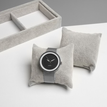 Watch stand, bracelets, phlock, 4 places, 35 × 10 × 3 cm, color gray color-1