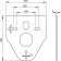 ALCAPLAST M91 soundproof stove, for a suspended toilet and for bidet