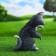 Garden figure "Kitten Vaska" Gray, 16x19x26cm
