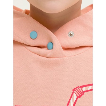 Sweatshirt for girls, height 98 cm, peach color-5