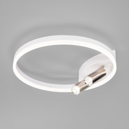 Smart ceiling lamp Luminari, SMD, LED tape, COB, 50x50x11 cm