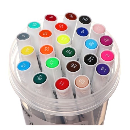 Setching markers for sketching bilateral 24 pieces/24 colors-1