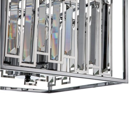 Lamp on the Indigo rod, 12001/4r Chrome. 4x60W, E14, 350x350x265/600 mm-2