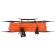 Extension cord on the frame Luazon Lighting Eco, 1 socket, PVS 2x0.75, 6 A, 1300 W, 20M, orange