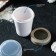 Dispenser for sugar powder of the share, 220 ml, 7.5 × 9.5 cm, white color