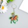 PVC keychain "Knight on a horse" Soft 6x5 cm