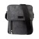 Male bag, lightning department, 2 outer pockets, adjustable belt, gray color
