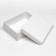 The box is folding, the lid is, white, 16.5 x 12.5 x 5.2 cm