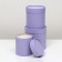 Set of round boxes 3 in 1, "Lilac", 16x16, 14x14, 12x12 cm