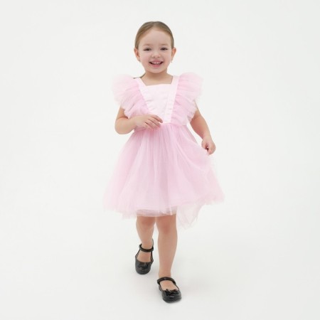 Dress elegant children's KAFTAN, p. 36 (134-140 cm), pink