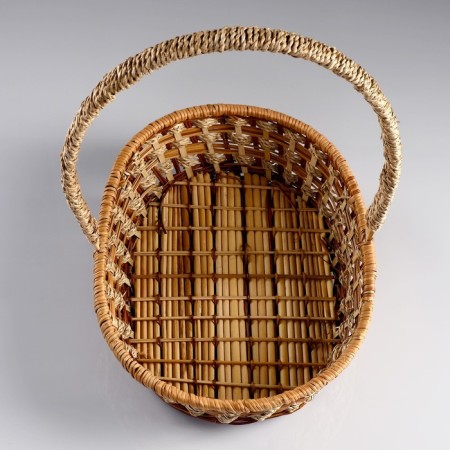 Wicker basket, 25 × 32 × 8/34 cm, rattan, ray-2