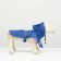 Dog raincoat, size L (DS 30-35, OG 38-43, Osh 26-31 cm), blue