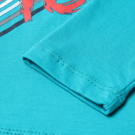 Longslit for a boy, turquoise color, height 134 cm-7