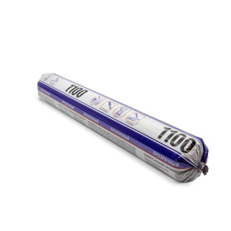 Silicone sealant 1100 Abro Masters, transparent, 600 ml