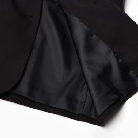 Women's jacket with Minaku scrap: Casual Collection Black Color, Rr. 42-11