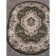 Oval Merinos Gavana carpet, size 100x200 cm, color Green