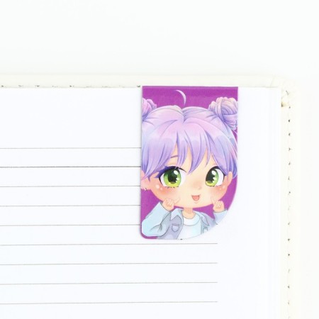 Magnetic bookmarks, 4 pcs "Anime"-4