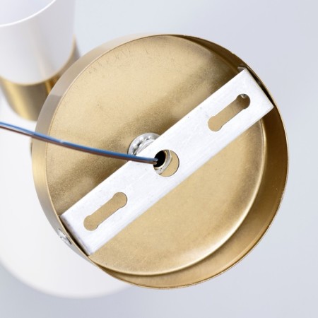 Sconces "Bianca" 1he27 40W white-gold 12x26x26 cm-7