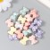 Beads for creativity plastic "Teddy bear. Puruminal shine" set of 20 g 1.8x1.5x1 cm