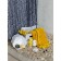 Essential towel, 612 g, size 70x140 cm, mustard color