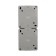 Vertical Block 2 outlet Industrial IP54 with grounding, o/y, gray kranz