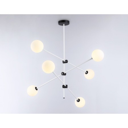 Suspended Ambrella Light, Modern, TR2512, 6XG9, white, black color-2
