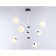 Suspended Ambrella Light, Modern, TR2512, 6XG9, white, black color