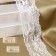 Elastic lace, 65 mm × 10 ± 1 m, white color